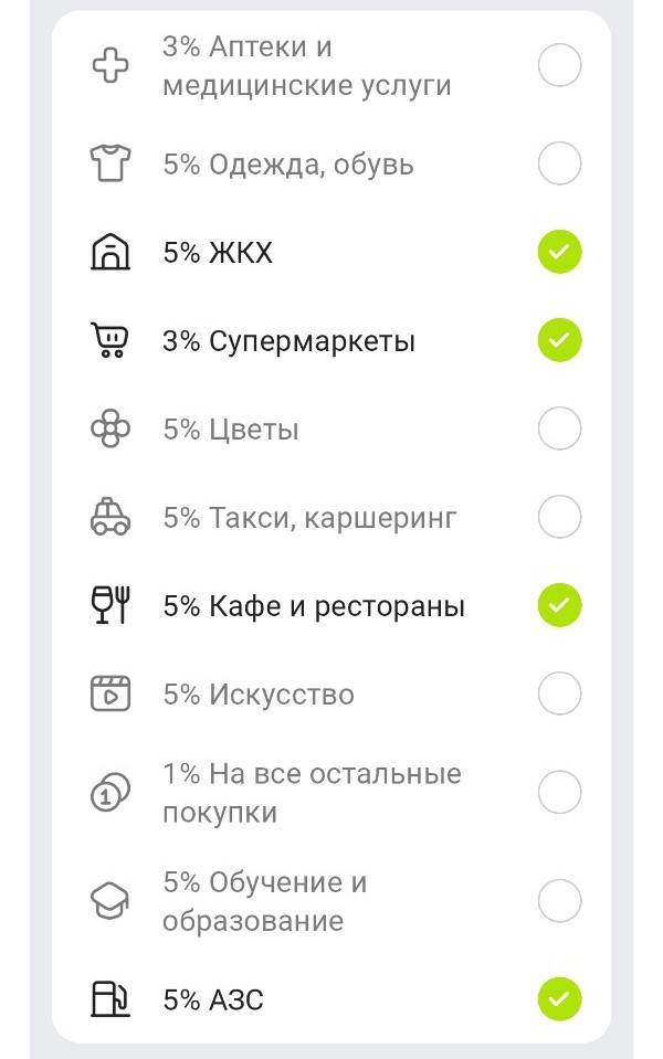 Категории кэшбэка на май от ОТП Банка